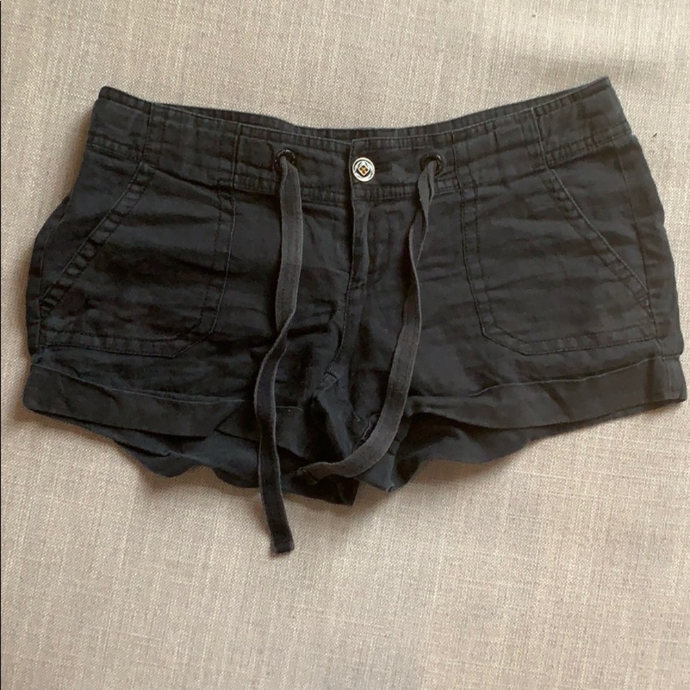 Black Juicy Couture Mini Shorts - Petite